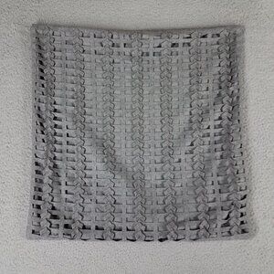 Bernhardt Furniture Co. Throw Accent Pillow Cover Case Gray Wool Blend 21" x 21"